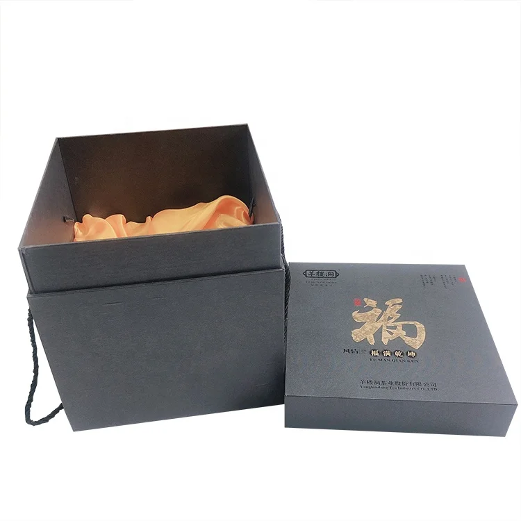 
Custom design luxury large cardboard packing gold foiled gift boxes for tea 