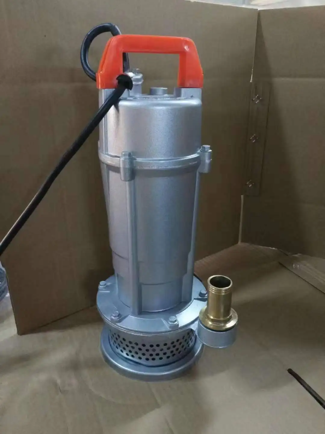 QDX Series 0.75kw 1hp High Pressure Submersible Irrigation Pump with 1.25 Inch Outlet OEM Motor Power Water Distribution-Pumps
