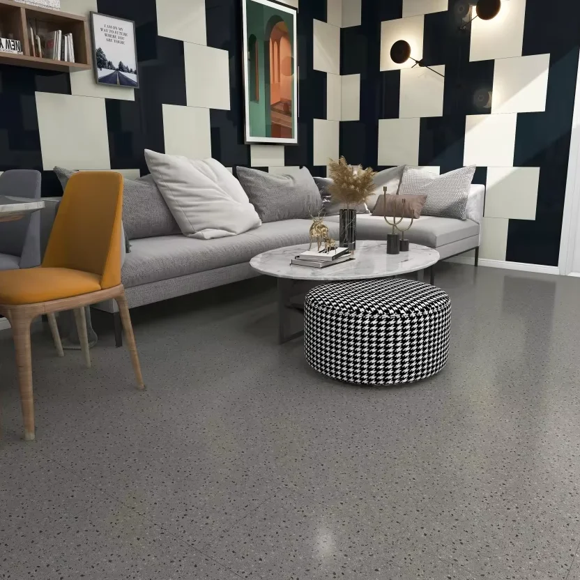 Interlocking Engineered Flooring SPC Floor Vinyl 4mm / 5mm / 6mm Stone Composite Plastic Floor Tiles
