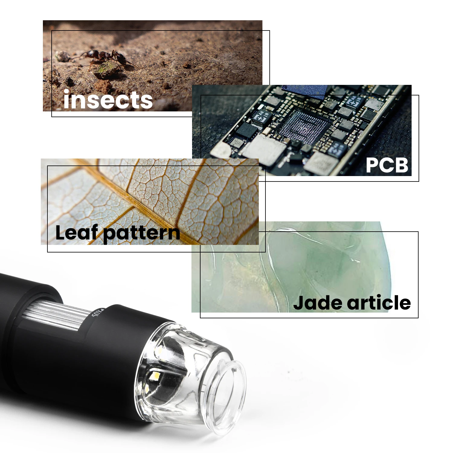  Kailiwei 1000X High Resolution Portable LED Adjustable Brightness Continuous Zoom USB Digital Microscope for repair