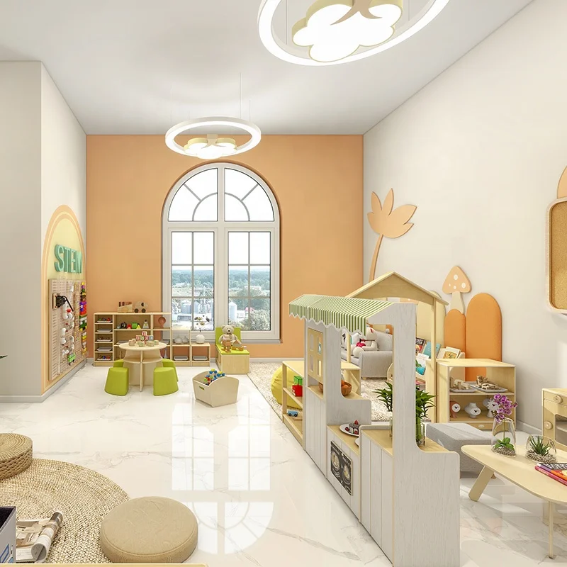 Kindergarten Montessori Classroom Design with Premium Preschool Furniture and Daycare Furniture Wholesale