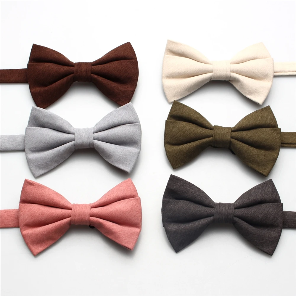 wholesale  solid color bowtie stylish bow ties with high quality (1600380003292)