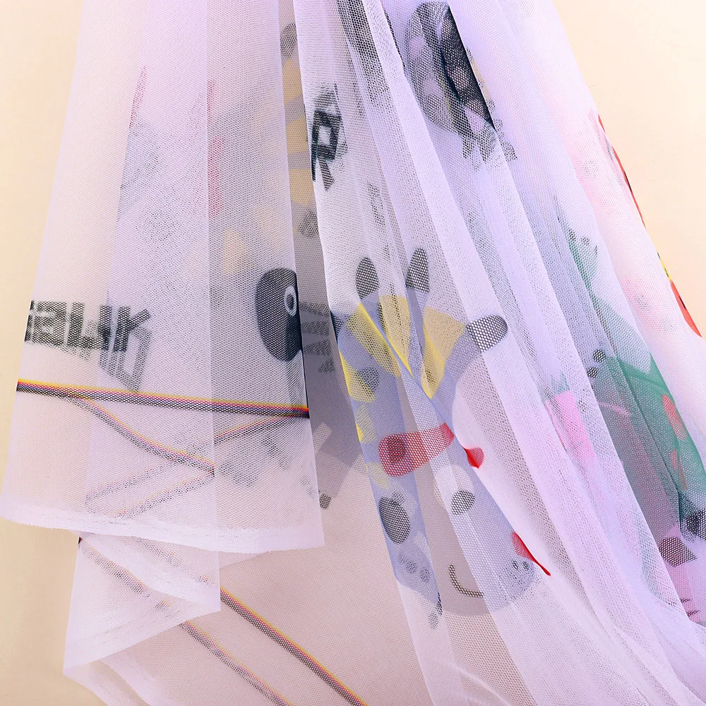 Good quality 32gsm 40D  tulle 100% polyester mesh net knit fabric fashion for mosquito net fabric