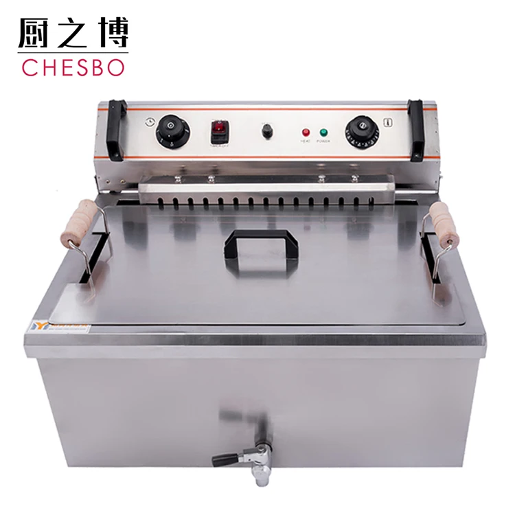 Thickening time temperature control single-cylinder 18 l blast furnace large Electric Deep Fryers