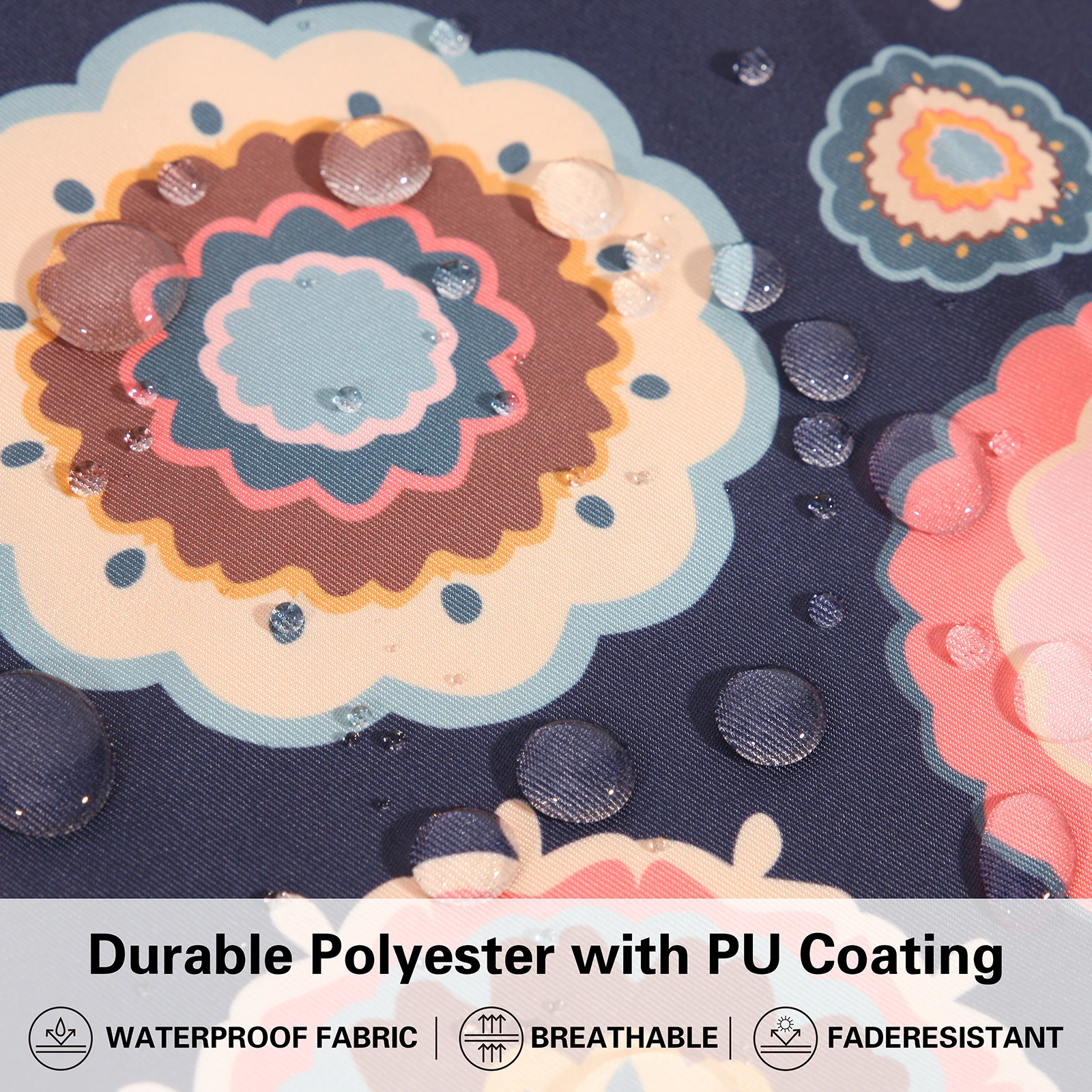 Custom Fashion Geometric Printed Waterproof Cushion Cover Outdoor Decorative Patio Waterproof Pillowcase Throw Pillow Covers