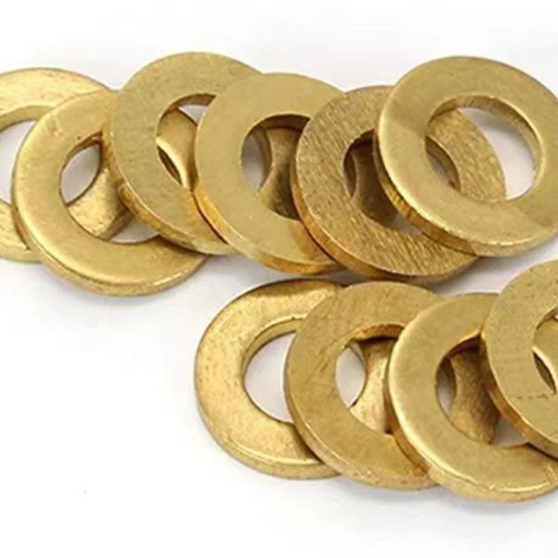 Brass Flat Washers Wholesale DIN125 Round Flat Washer m4 m5 m6 10mm m14