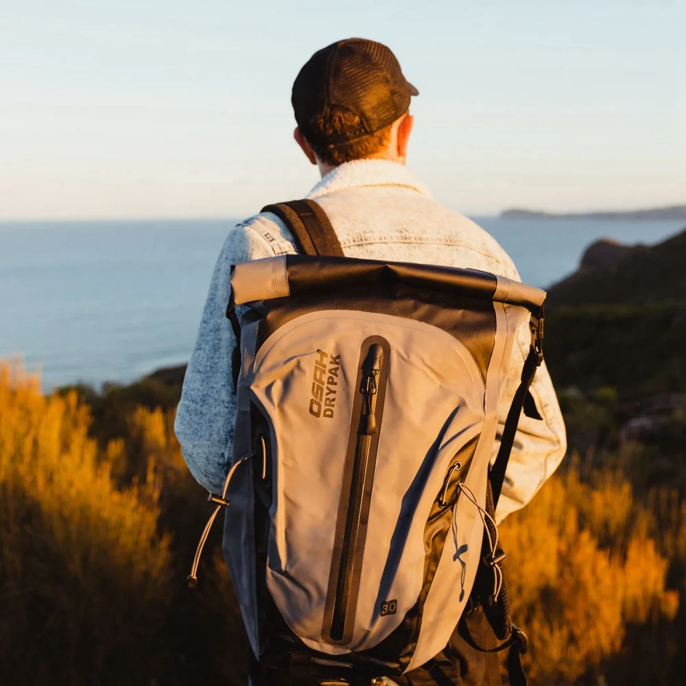 500D PVC Tarpaulin 30 Litre High quality Motorcycle Bag Polyester Waterproof Backpack