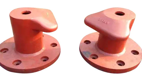 Marine dock bollard mooring double bitts bollard