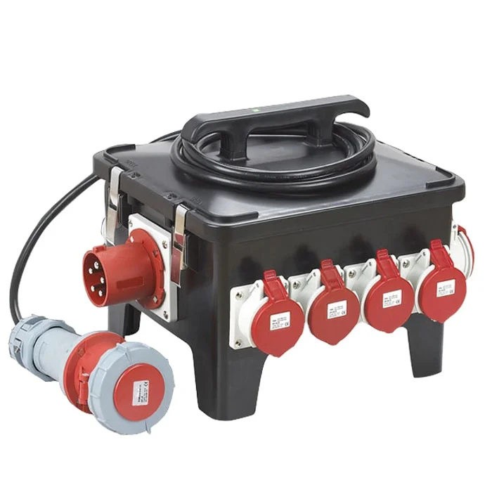 Наружная промышленная Европейская Водонепроницаемая электрическая панель и мобильная портативная распределительная коробка MCB с кабелем