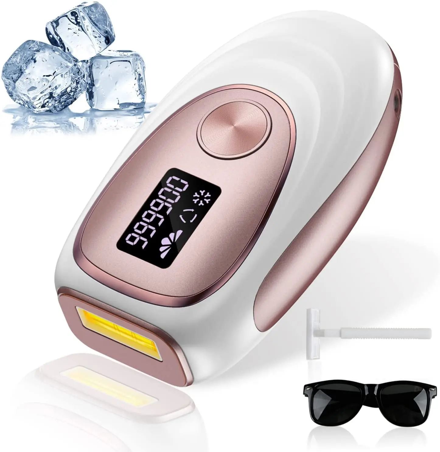 ipl skin rejuvenation and hair removal machine handset ice cooling ipl machine laser hair removal machine home use for sale