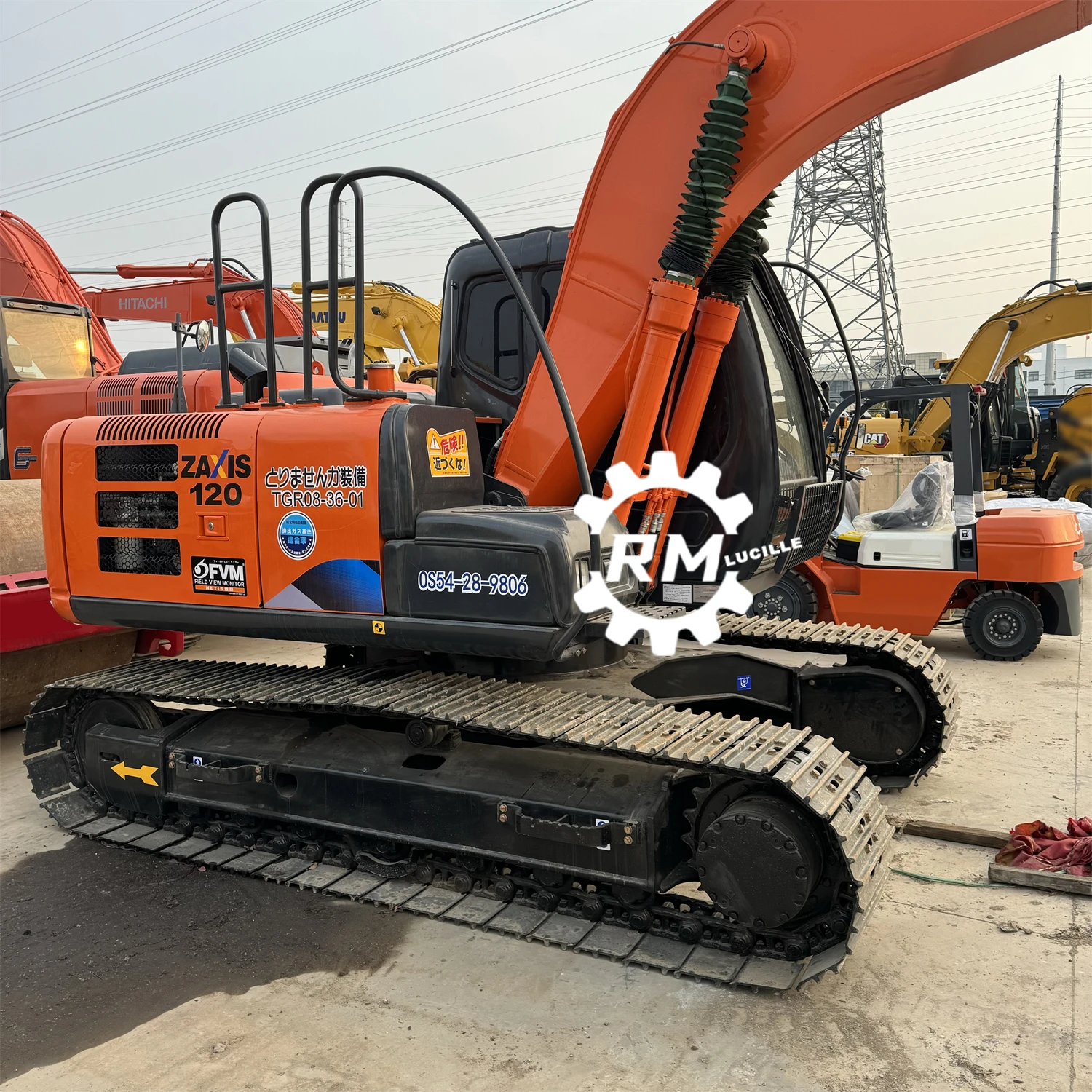 Мощное оборудование б/у гусеничный экскаватор Hitachi ZX120 тяжелая техника из Кореи ZX70 ZX60 в хорошем состоянии распродажа