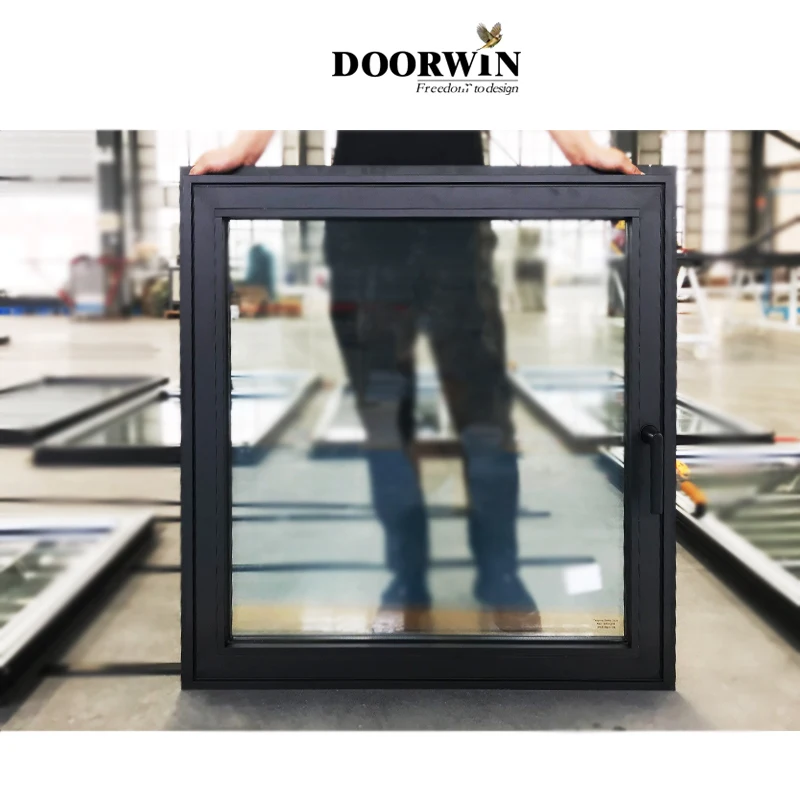  Оконная система Doorwin с тонкими линиями из алюминия минимизированные границы для максимального просмотра двойные закаленные оконные