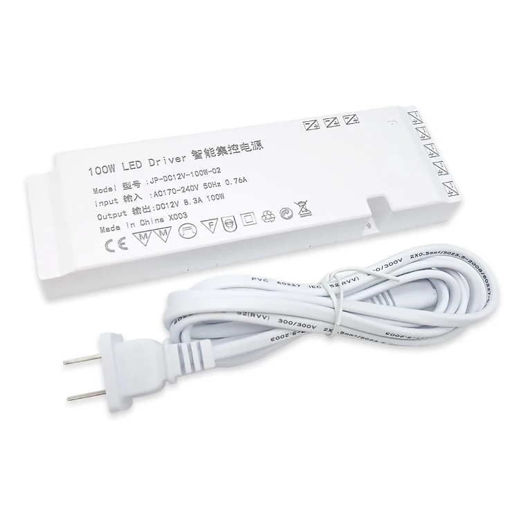 Dc12V ultra-thin Led driver 36W 60W 100W Home Lighting Wine Cabinet Wardrobe Light Driver Power Supply