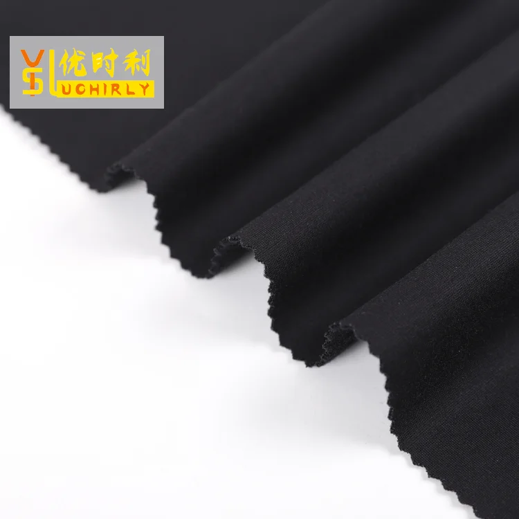 
40S NR nylon rayon spandex knitted fabric ponte di roma fabric 
