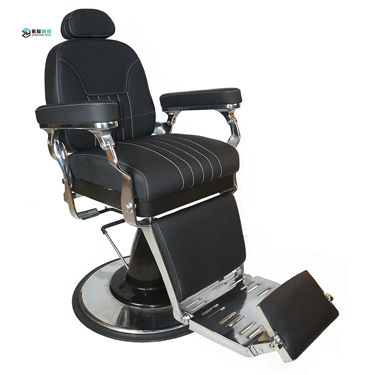 Foshan salon furniture leisure barbershop chairs classic heavy duty portable barber chairs