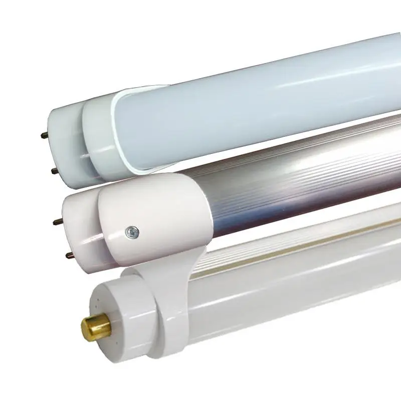 US standard UL DLC ETL 4FT T8 split aluminum plastic LED tube fluorescent lamp compatible lamp tube TYPE A+C