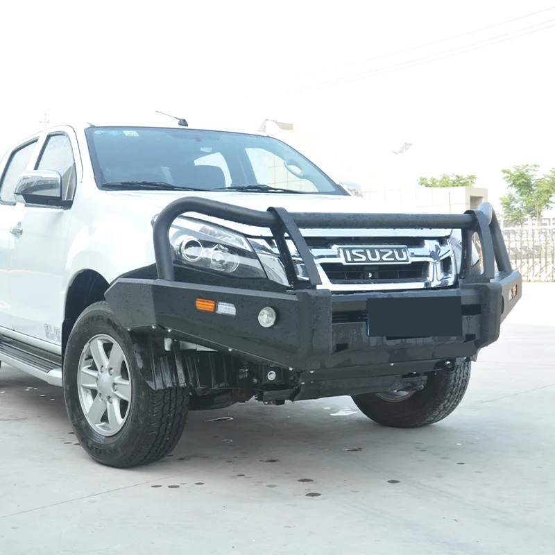 4X4 Accessories for Isuzu D-MAX T60 Ranger Black Steel Front and Rear Bull Bumpers Off-Road Model RAV4