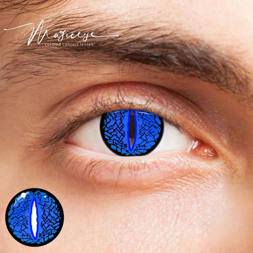 Magiceye contact lens Magiceye Lizard Eye Cosplay lentes de contacto de colores colored contact lenses