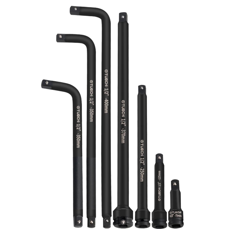 1/2 inch 3/4 inch 1 inch universal impact socket extended bending rod L handle bar CR-MO Telescopic connecting rod bend rod