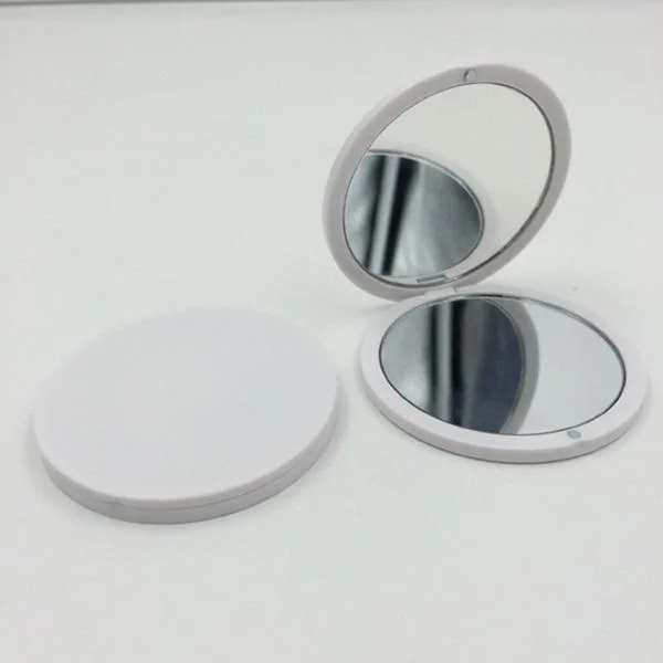 Custom Factory Wholesale Plastic Round Shape Makeup Mirror For Women
