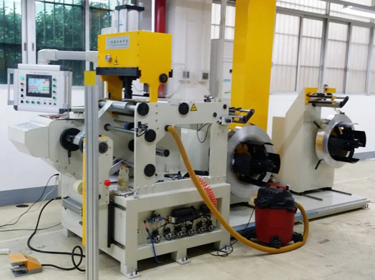 Double Layers Copper Strip Winder Cold Welding Transformer Foil Winding Machine