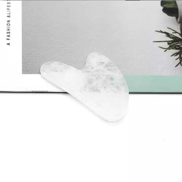 8230254 нефрит Gua Sha каменная доска массажер для лица гуашь скребок Инструмент подтяжки средство удаления морщин кварцевая пластина Guasha