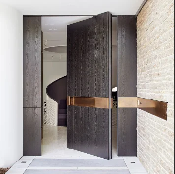 French European Wood Modern Beautiful Wooden Door