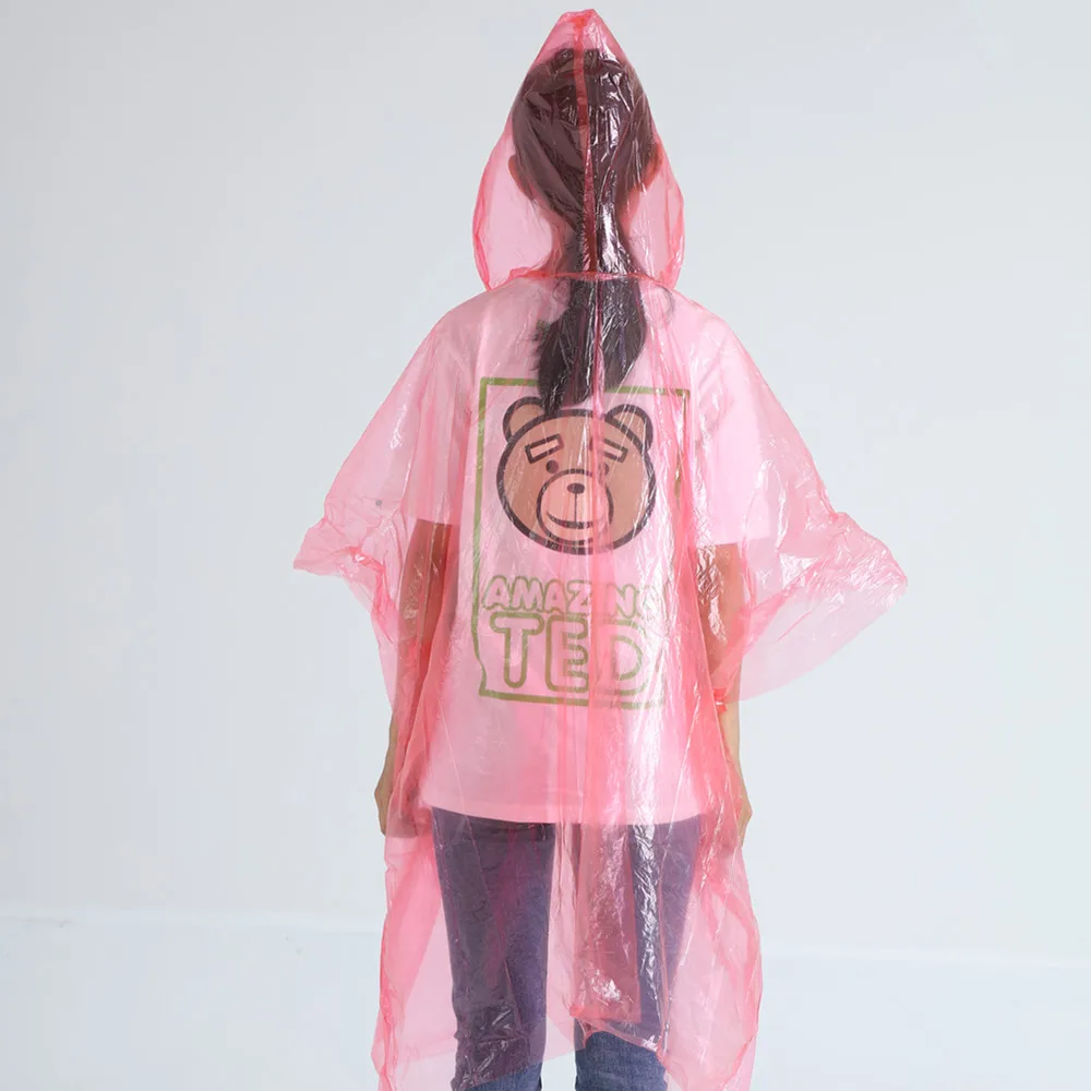 Wholesale Disposable Raincoat In Ball With Customized Logo Rain Poncho In Ball