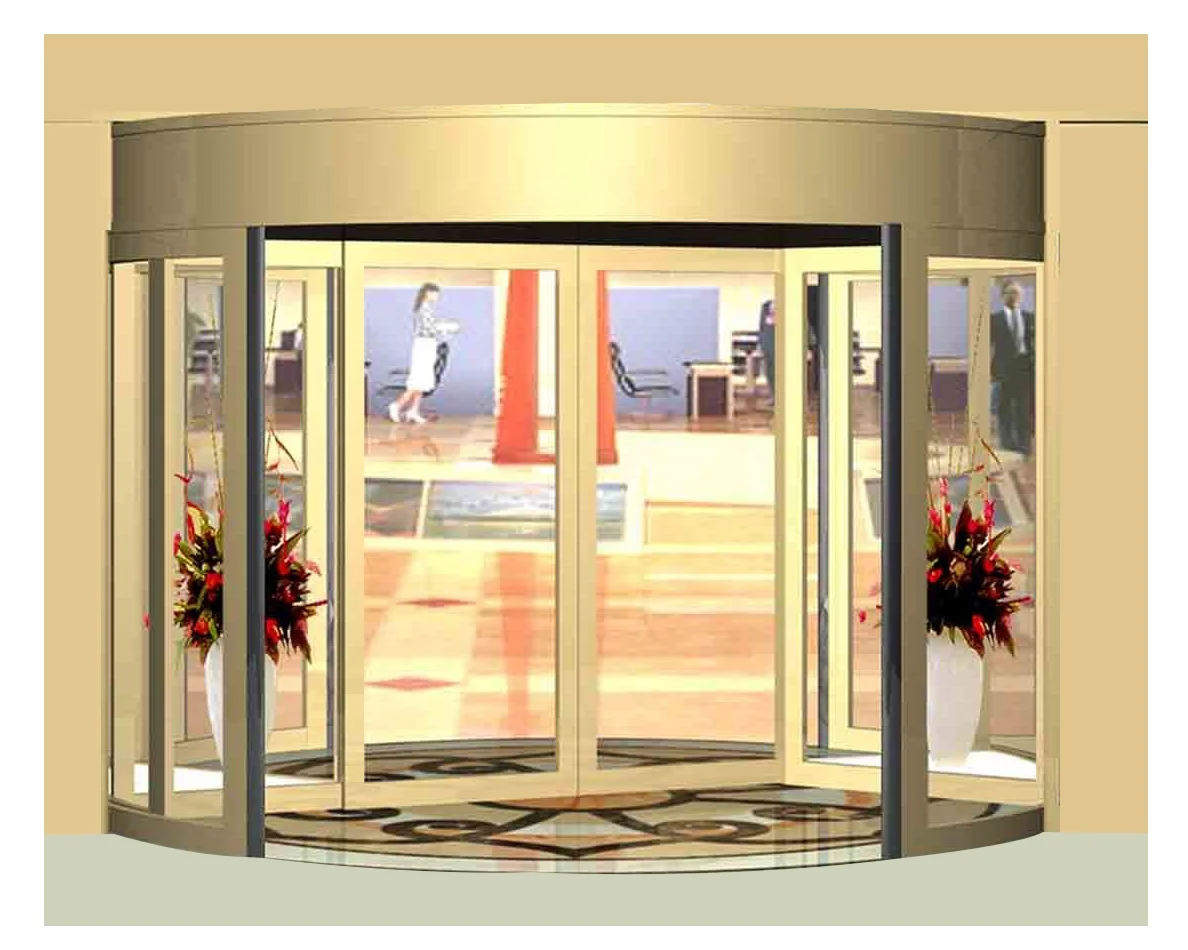 Shopstore Automatic Aluminum Glass Sliding Door Commercial Mall Exterior Golden Partition Revolving Side Sliding Doors Prices