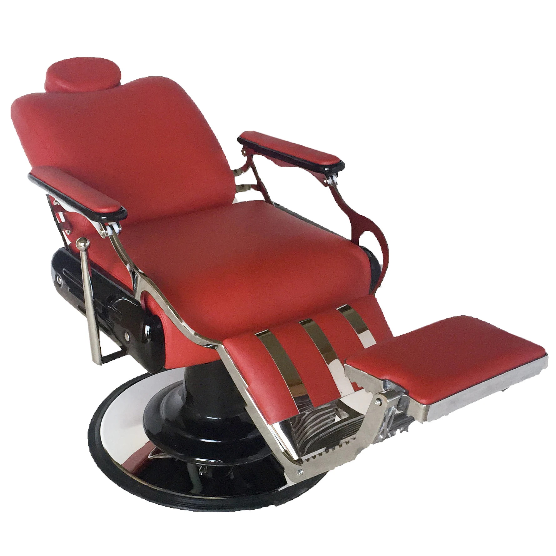 
Hot Sale Hair Salon Hydraulic Baber Chair with footrest 