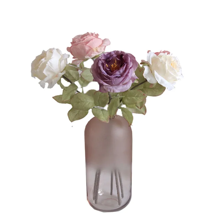 M207 Wholesale ted bakerthistle peonie artificial rose flowers silk roses