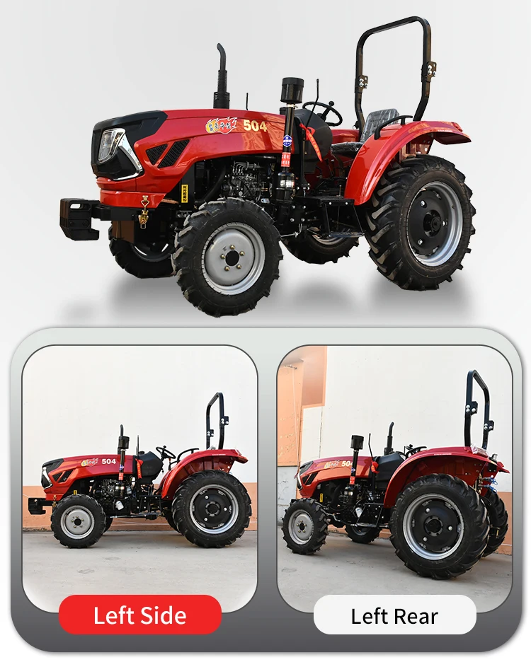 cultivators agricultural farming wheel tractor Small wheel tractor with front loader Compact tractor