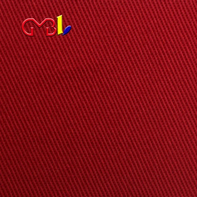 superior customized waterproof Fabric  Poly Cotton 80*20 3 1 heavy weight carded TC drill work wear pants caps fabric