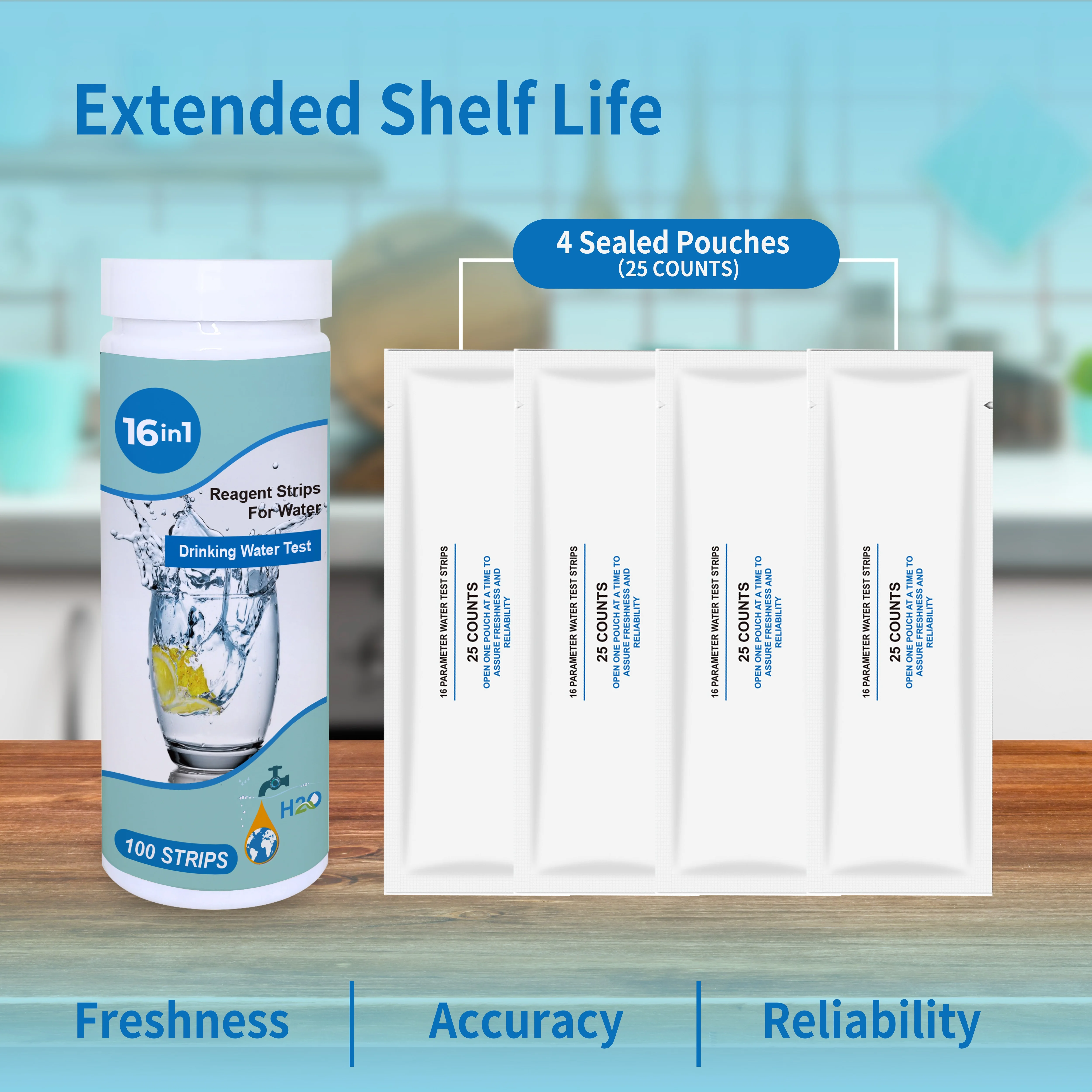 17 в 1 наборы для быстрого тестирования качества воды тест на мг цинк E-coli (E-coli) и больше тестов питьевую воду медицинских снабжений