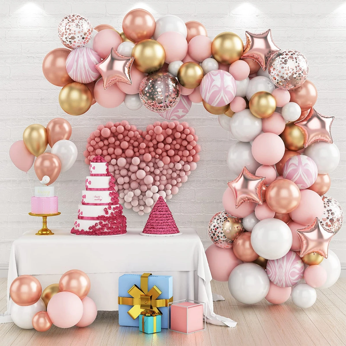 Baby Shower Macaron Balloon Garland Arch Kit 1st Birthday Party Decoration Kids Wedding Birthday Confetti Latex Balloon