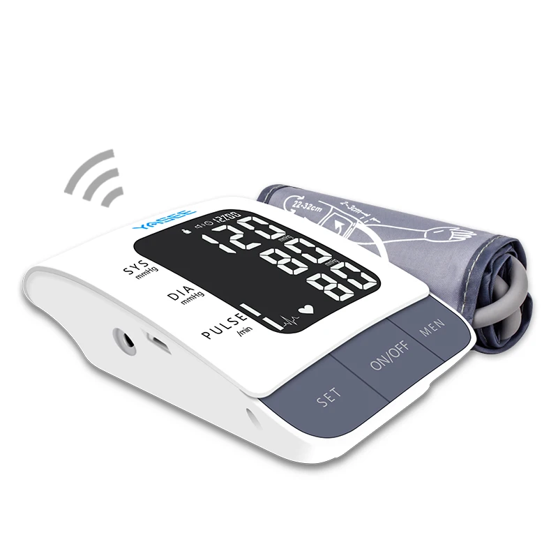 Ce Iso Automatic Switch-off Optional Voice 2 Users Upper Arm Digital Blood Pressure Monitor