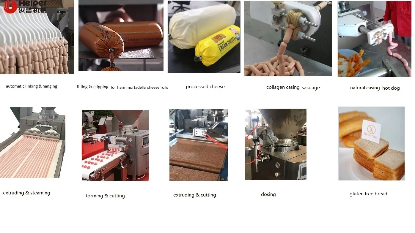 industrial sausage stuffer linker automatic sausage and ham stuffer vacuum sausage stuffer ZKG6500