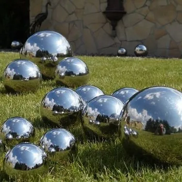 50-2000mm Floating Pond Balls 304 Stainless Steel Gazing Ball Mirror Polished Hollow Ball Reflective Garden Sphere