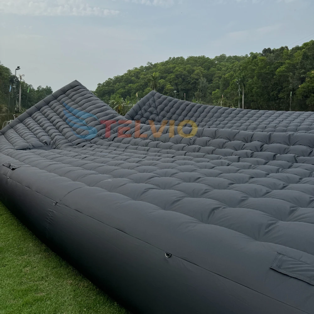 Black Portable Led Disco Lighting Nightclub Party Tent Inflatable Cube Party Tent Inflatable Nightclub Tent With Blower