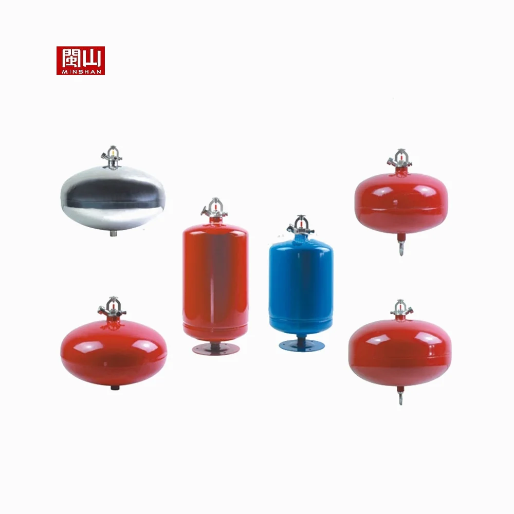Hanging dry powder automatic fire extinguisher