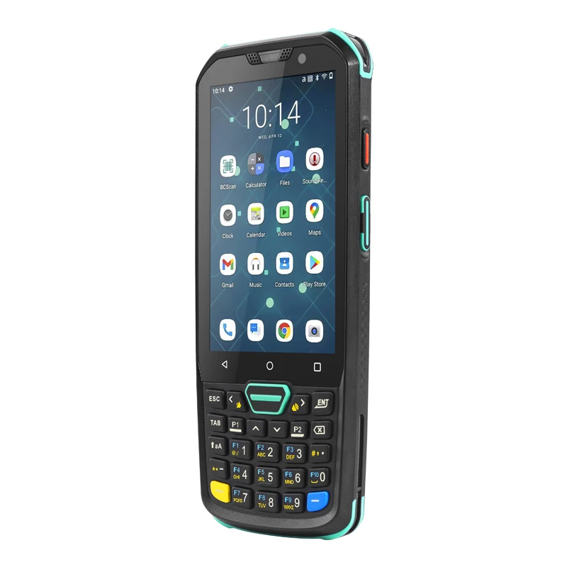 Android 11 PDA Data Collector 4 Inch Handheld PDA Terminal Rugged PDA with Digital Keyboard