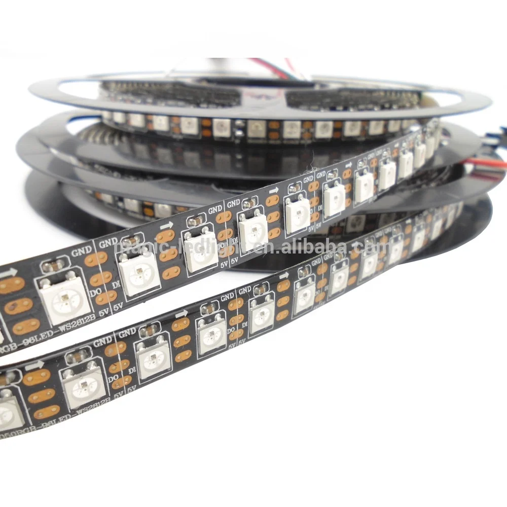 sk6812 Smart IC RGB RGBW 96 pixel addressable 96 leds IP65 DC5V arduino WS2812B LED Strip