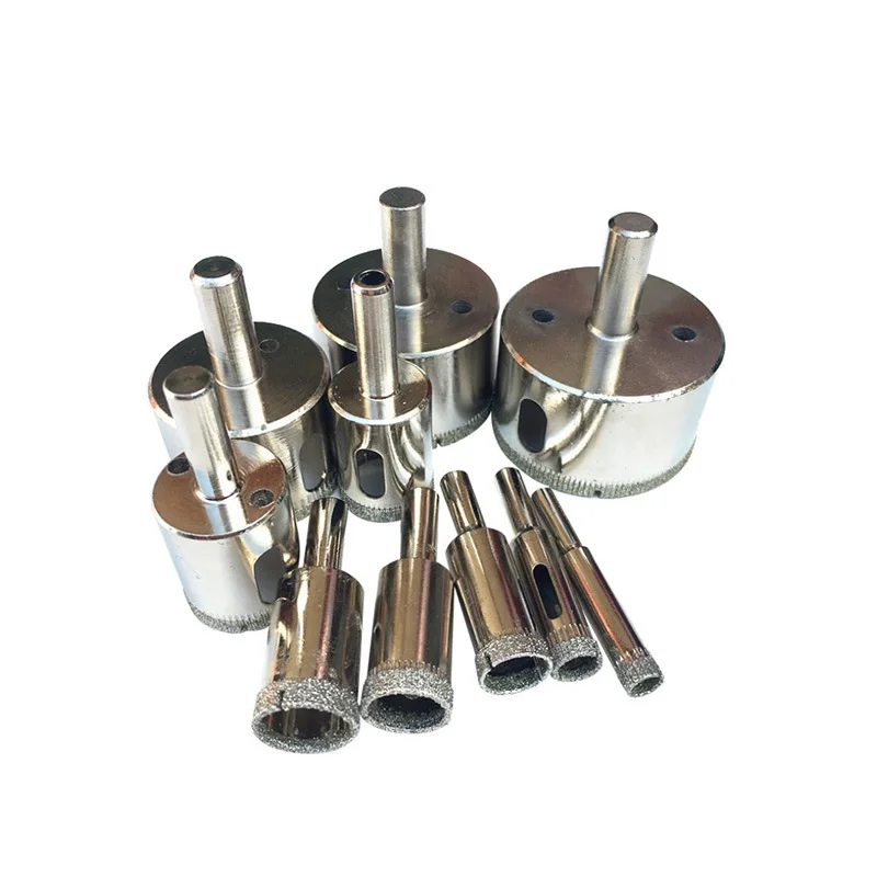 Top quality electroplated core Glass Hole Saw Drill Bit Diamond Hole Saw Cutter For Tile Ceramic Porcelain
