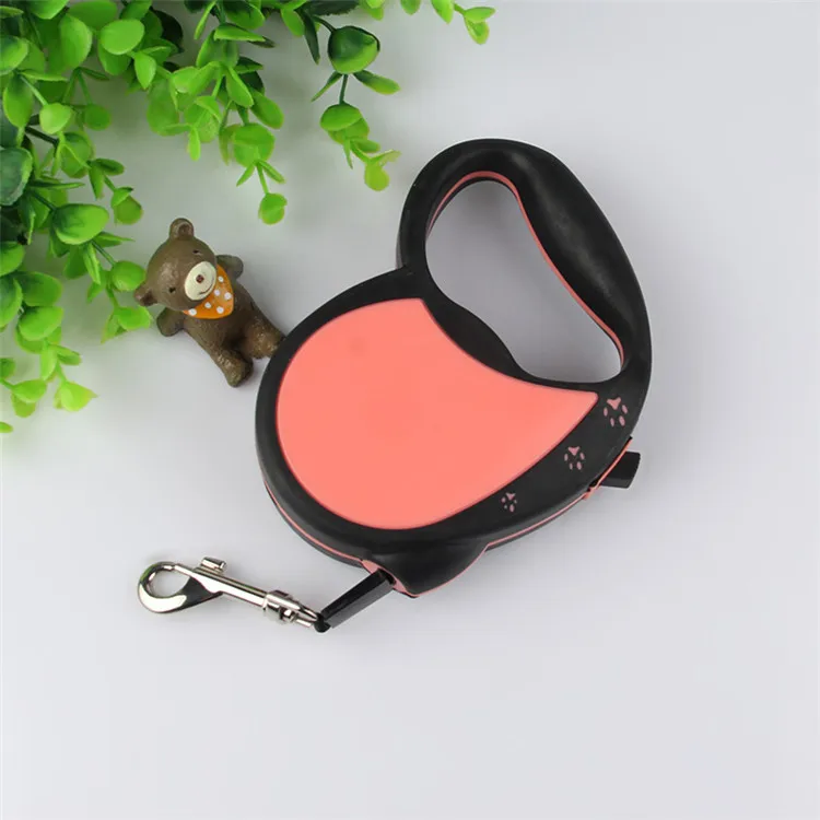 Strong nylon hands free retractable lead pet leash for dogs training walking