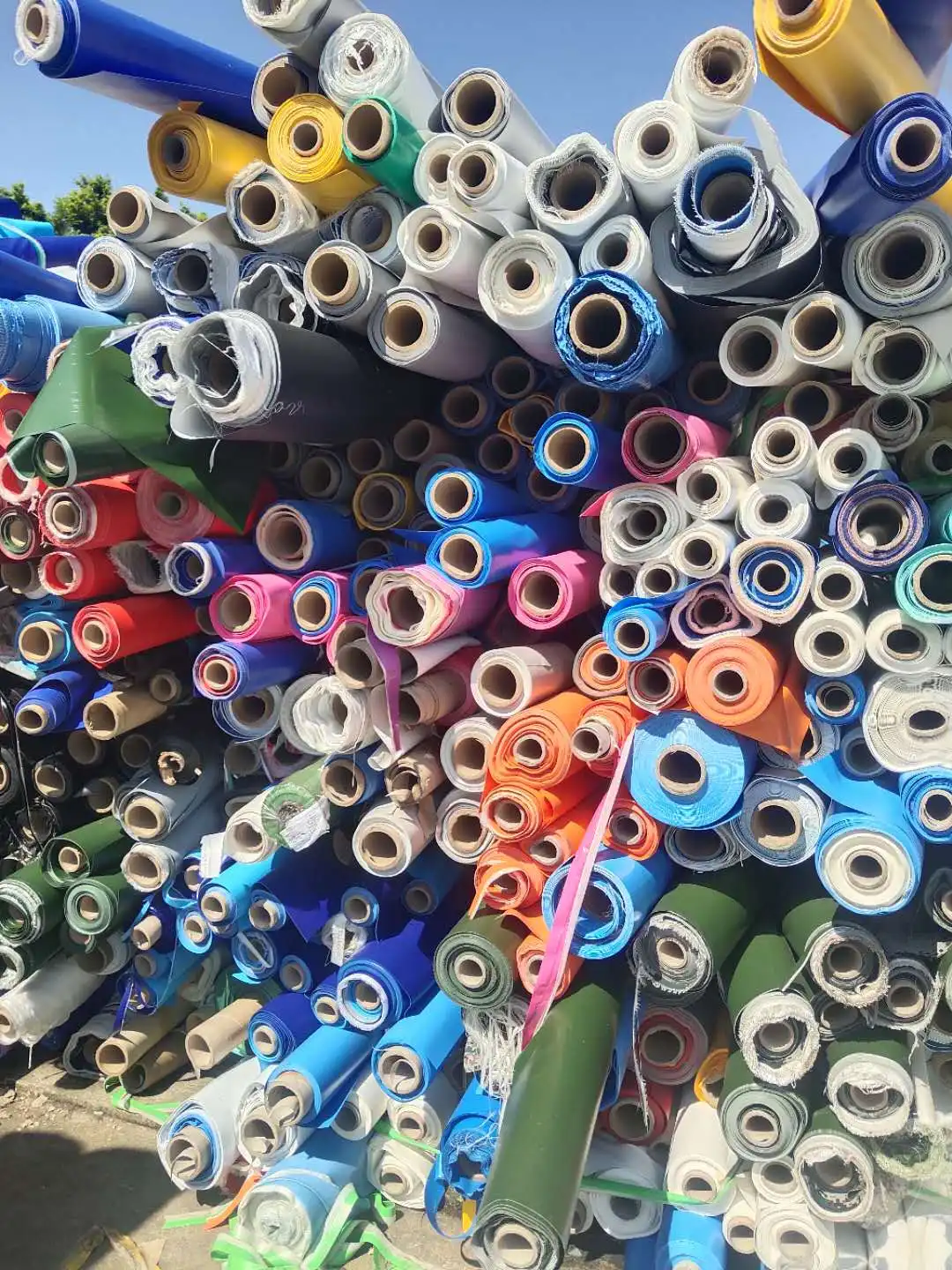 China suppliers Alibaba pvc tent fabric stock lot