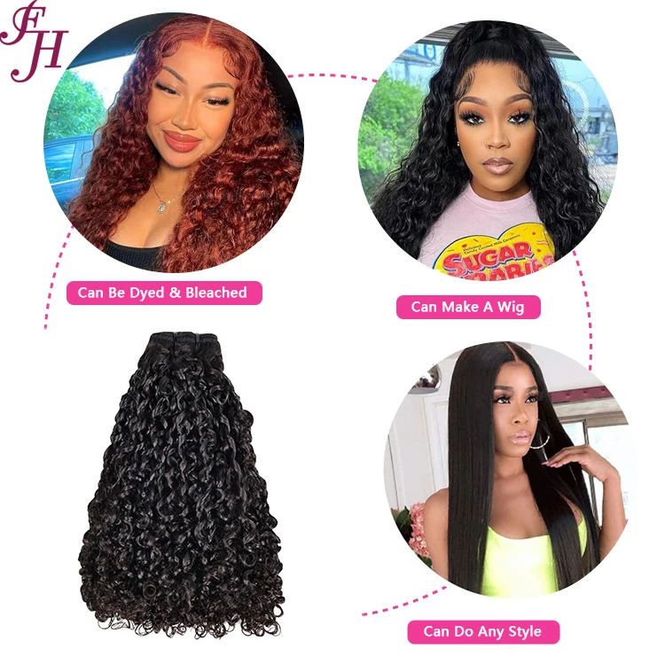 FH Pixie Funmi Curl девственные бразильские человеческие волосы 12A необработанные выровненные пучки кутикулы гарантированное качество оптовая продажа