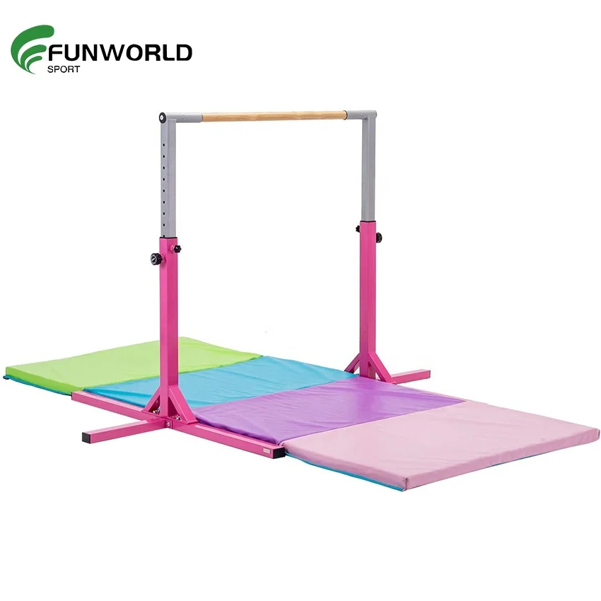 Factory supply discount price wooden gymnastic parallettes push up bars At Wholesale
