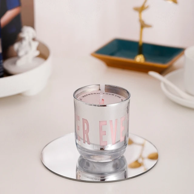 SUNFAN wholesale unlabeled soy new with the smell of rain colorful scented home decoration glass candle jar scented candles