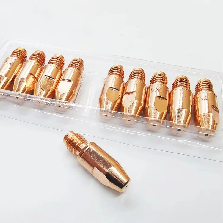 Soplete de soldadura de CO2 con punta de contacto Cucrzr M8 * 30*1,2 directo de fabrica con soldadura de piezas de pistola