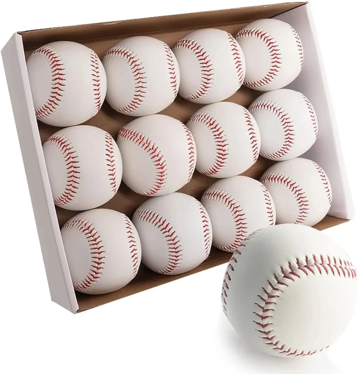 Softball Ball Official Cheap Durable Leather Softball Baseball Ball for training / Factory Direct Customized Logo Softball